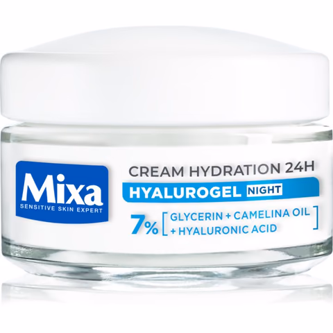 Mixa Hyalurogel Night hydratačný nočný krém – Notino.sk