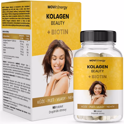 Movit Energy Kolagén Beauty + Biotin tablety – Notino.sk