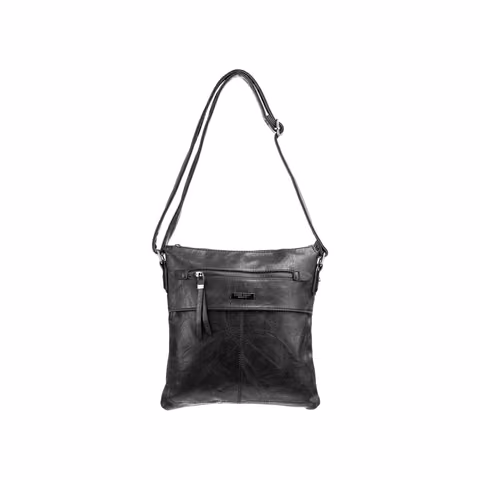 Nude dámska crossbody koženková kabelka TERESSA Lara Bags – Larabags.sk