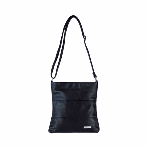 Čierna dámska crossbody koženková kabelka TOMMY – Larabags.sk