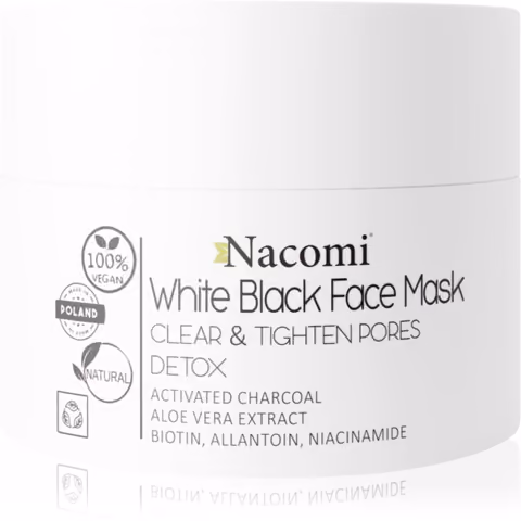 Nacomi White & Black čistiaca pleťová maska – Notino.sk