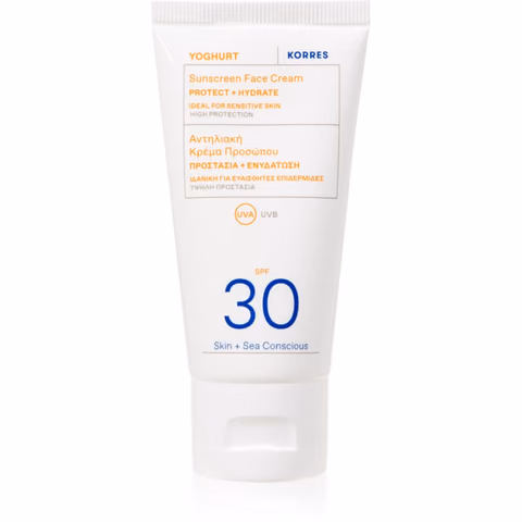 Korres Yoghurt opaľovací krém na tvár SPF 30 – Notino.sk