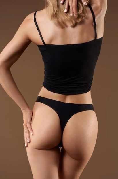 Dámske čierne string nohavičky Julimex Simple – Spodni-pradlo.com