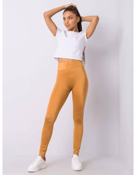Dámske zlaté legíny Bernardita RUE PARIS – TheyWear.sk
