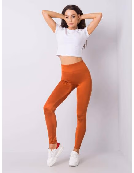 Dámske oranžové legíny RUE PARIS bright orange – TheyWear.sk