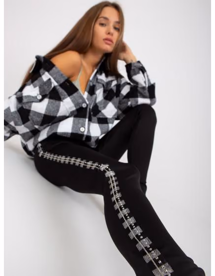 Dámske čierne legíny s vysokým pásom LUCIE – TheyWear.sk