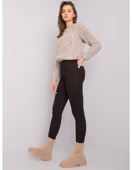 Dámske úzke čierne džínsy WILLISTON – TheyWear.sk