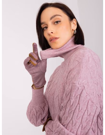 Dámske fialové dotykové rukavice TOUCH – TheyWear.sk