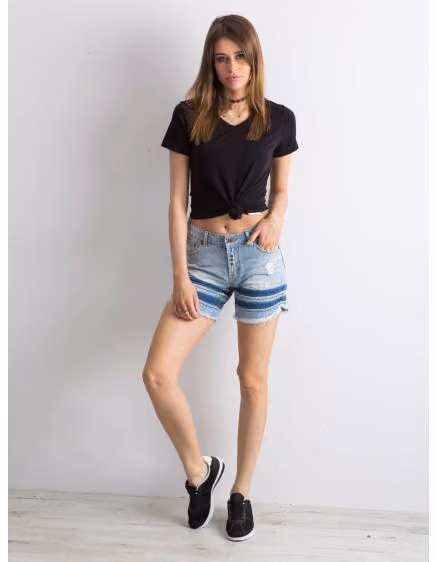 Dámske modré džínsové šortky EFE – TheyWear.sk