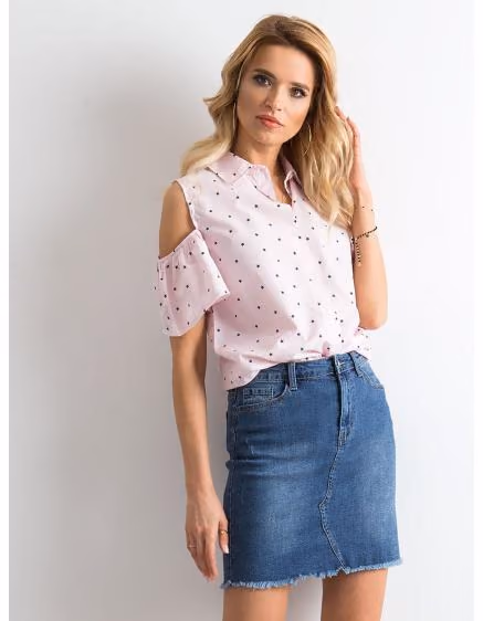 Dámska modrá mini džínsová sukňa GERA – TheyWear.sk