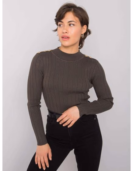 Dámsky khaki sveter MILLAH – TheyWear.sk