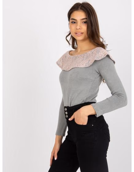 Dámsky fuchsiový hladký oversize sveter s dlhými rukávmi – TheyWear.sk