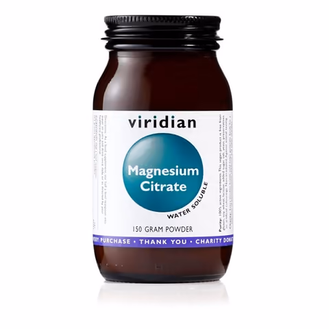 Viridian Magnesium citrát bioaktívny horčík prášok – Vegmart.sk