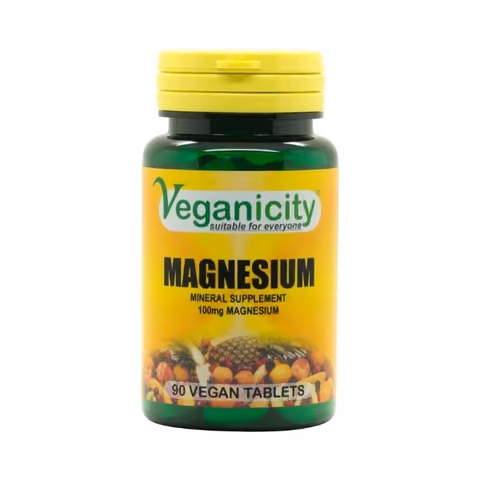 Veganicity magnesium horčík 100 mg vegan tablety – Vegmart.sk